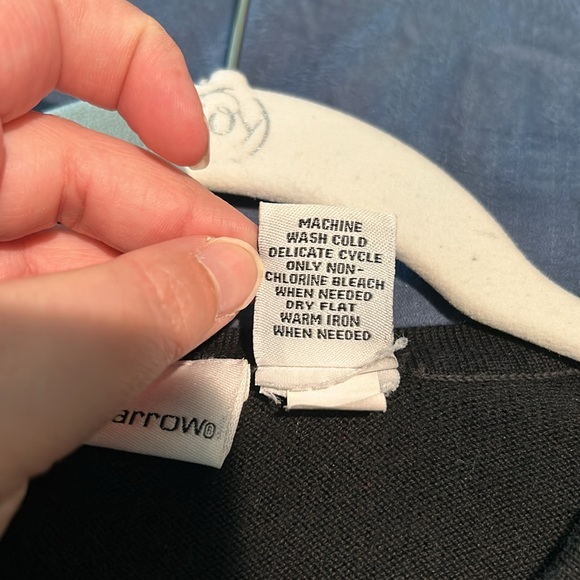 Croft & Barrow black button down cardigan - Picture 4 of 4